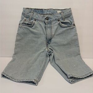 Levi’s 550 Orange Tab Denim Shorts